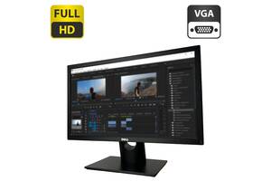 Монитор Dell E2216HV Black / 22' (1920x1080) TN / VGA / VESA 100x100 + Кабели (VGA и питания) в комплекте