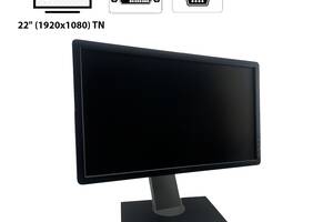 Монитор Dell P2212H / 22' (1920x1080) TN / DVI, VGA, USB-Hub