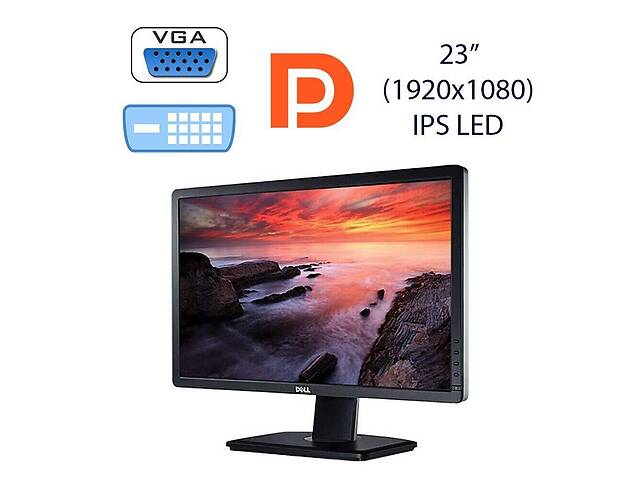 Монитор Dell UltraSharp U2312HM / 23' (1920x1080) IPS / VGA, DVI, DisplayPort, USB