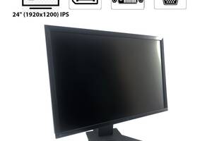 Монитор EIZO FlexScan EV2436W / 24' (1920x1200) IPS / 1x DP, 1x VGA, 1x DVI