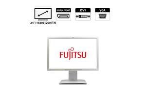 Монитор Fujitsu B24w-6 / 24' (1920x1200) TN / USB 2.0, DVI, DisplayPort, VGA, Audio / Встроенные колонки