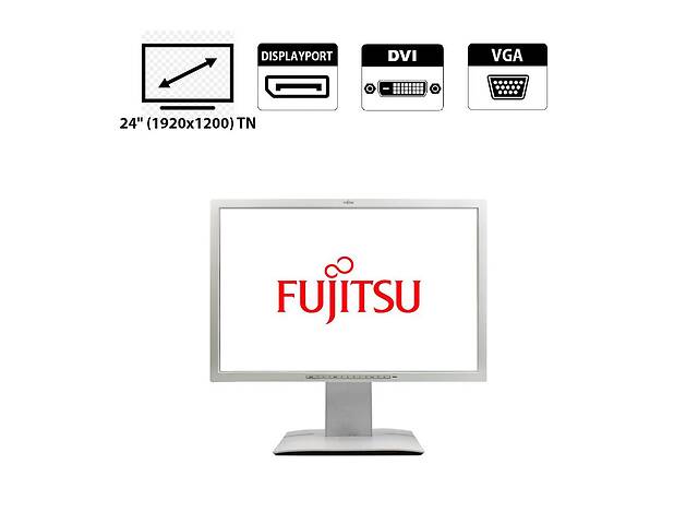 Монитор Fujitsu B24w-6 / 24' (1920x1200) TN / USB 2.0, DVI, DisplayPort, VGA, Audio / Встроенные колонки