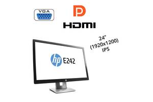 Монитор HP E242 / 24' (1920x1200) IPS / 1x VGA, 1x HDMI, 1x DP