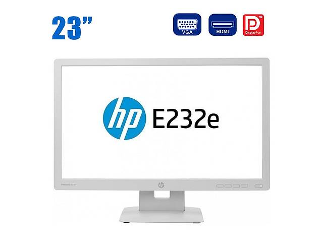 Монітор HP EliteDisplay E232e/23' (1920x1080) IPS/VGA, DisplayPort, HDMI/VESA 100x100