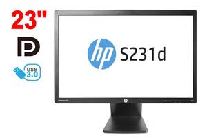 Монитор HP EliteDisplay S231d / 23' (1920x1080) IPS / 1x DP, 1x VGA, 1x LAN (RJ-45), 2x Audio Ports, 2xUSB 2.0, 2x US...