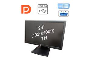 Монитор HP LA2306x / 23' (1920x1080) TN / 1x DP, 1x VGA, 1x DVI, USB-Hub