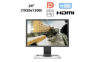 Монитор HP LP2475w / 24' (1920x1200) S-IPS CCFL / DVI-I, DVI-D, DP, HDMI, USB-Hub, RCA, S-Video