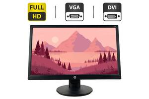 Монитор HP V213A / 21' (1920x1080) TN / VGA, DVI / Встаенные клонки 2x 1W / VESA 100x100 + Кабели (VGA, DVI на выбор)...