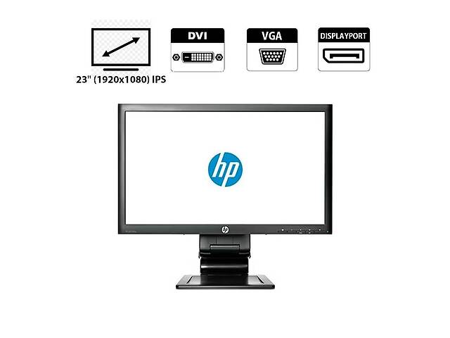 Монитор HP ZR2330w / 23' (1920x1080) IPS WLED / 1x DisplayPort, 1x DVI, 1x VGA, 3x USB 2.0