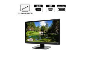 Монитор Iiyama ProLite E2280HS / 22' (1920x1080) TN / VGA, DP, HDMI