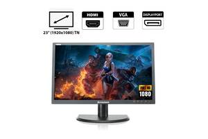 Монитор Lenovo LT2323p / 23' (1920x1080) TN WLED / VGA, HDMI, DP, USB