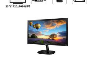 Монитор LG 23MP57VQ / 23' (1920x1080) IPS WLED / 1x DVI, 1x VGA, 1x DP