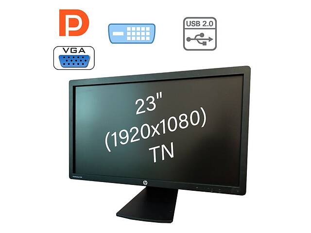 Монитор НР E231 / 23' (1920x1080) TN / 1x DP, 1x VGA, 1x DVI, USB-Hub