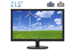 Монитор Philips 223S5L / 21.5' (1920x1080) TN / VGA, DVI / VESA 100x100