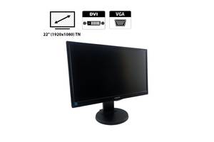 Монитор Philips 223V5L / 21.5' (1920x1080) TN WLED / VGA, DVI