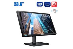 Монитор Samsung S24E650PL / 23.6' (1920x1080) PLS / VGA, HDMI, DisplayPort, Audio / Встроенные колонки 2x 2W