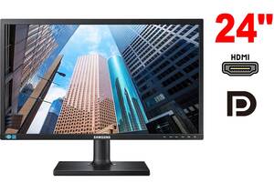 Монітор Samsung S24E650PL/24' (1920x1080) IPS/2x USB 2.0, 1x VGA, 1x HDMI, 1x DisplayPort, 2x Audio/Вбудовані...