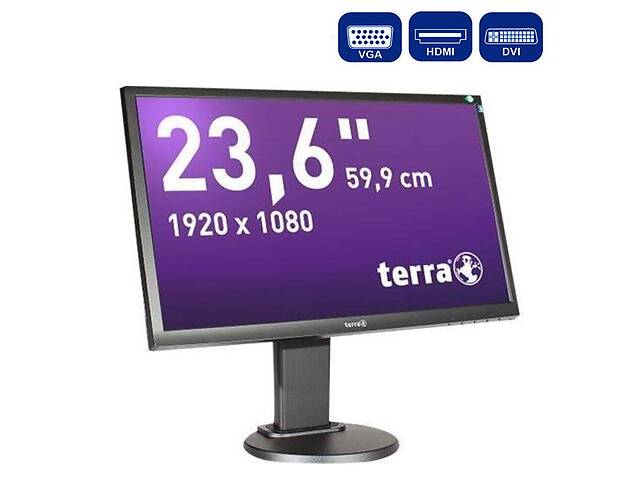 Монітор Wortmann Terra 2455W Pivot/23.6' (1920x1080) TN/VGA, HDMI, DVI, Audio/VESA 100x100