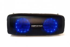 Мощная портативная светящейся Bluetooth колонка Hopestar A6 Party Black