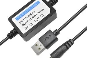 Мощный повышающий USB преобразователь напряжения DC 5 в 9 вольт, 1 Ампер Nectronix UBC-9