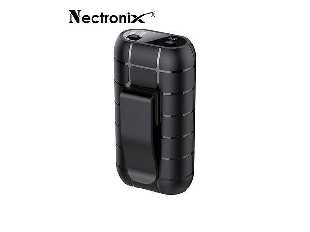Мини диктофон с большим временем работы Nectronix A50+, поддержка micro SD до 128 Гб, клипса