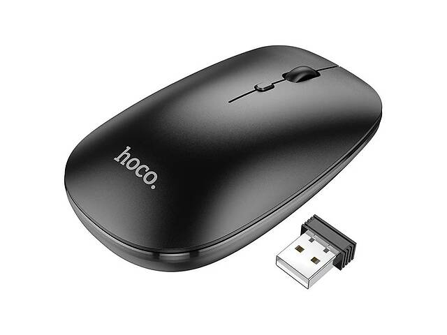 Мышка Hoco GM15 беспроводная | BT3.0+5.0 2.4G 800/1200/1600DPI | для ПК Планшета Смартфона Black