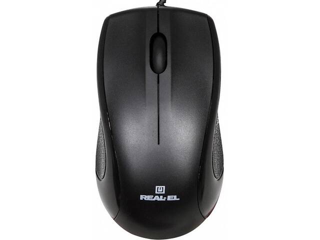 Мышка REAL-EL RM-208 USB Black (EL123200030) (Код товара:13927)