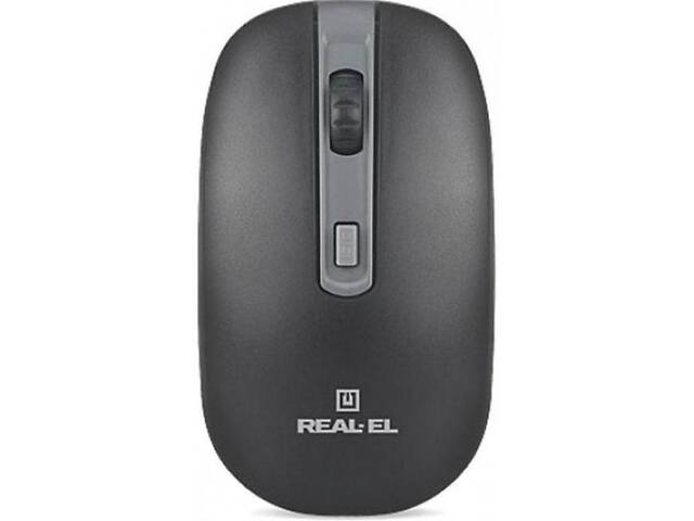 Мышка REAL-EL RM-303 USB Black/Grey (EL123200021) (Код товара:13924)