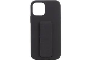 Накладка с Держателем Epik Silicone Case Hand Holder для Apple iPhone 12 Pro Max (6.7') Матовый / + Функция Подставки...