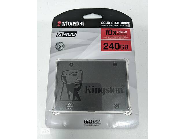 Накопичувач SSD Kingston A400 240GB SATA III новий