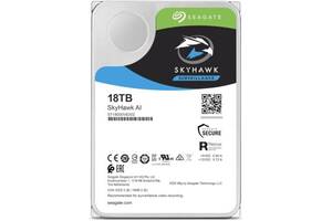 Накопитель HDD SATA 18.0TB Seagate SkyHawk AI Surveillance 7200rpm 256MB (ST18000VE002)