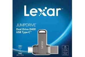 Накопитель OTG LEXAR JumpDrive D400 USB-Type-C (USB 3.1) 256GB