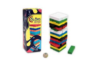 Настільна гра 'Colors Jenga' 30717, 48 брусків, українською мовою