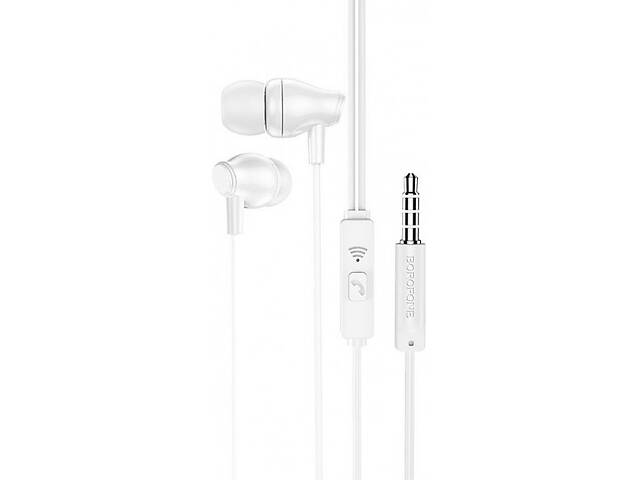 Наушники Borofone BM61 Wanderer Mic White (Код товара:26352)