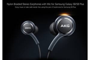 Наушники-гарнитура AKG EO-IG955 с микрофоном 3.5 mm.  2шт ориг.+ 3шт.