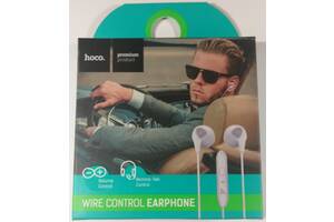 Навушники Hoco M2 Wire Control Earphone White (Білий)