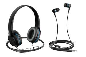 Наушники накладные вакуумные W24 In-Line Headphone Hoco 2 в 1