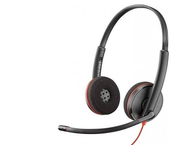 Наушники проводные Plantronics Blackwire C3220 USB-A (209745-201)