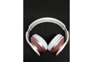 Навушники ZAPIG LH811 BT, FM, MP3 microSD біло-рожеві