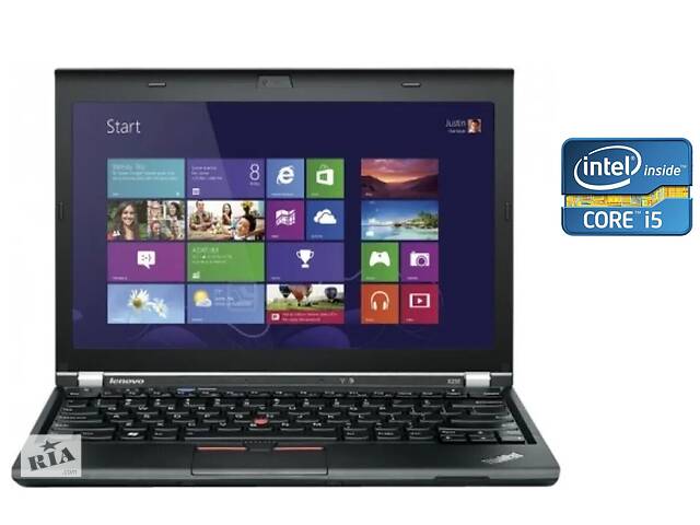 Нетбук A-класс Lenovo ThinkPad X230 / 12.5' (1366x768) TN / Intel Core i5-3320M (2 (4) ядра по 2.6 - 3.3 GHz) / 4 GB...