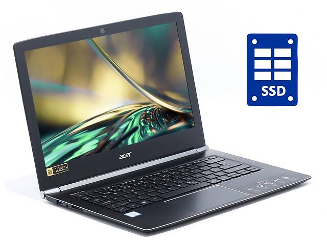 Нетбук Acer Aspire S 13 S5-371-36YU / 13.3' (1920x1080) IPS / Intel Core i3-6100U (2 (4) ядра по 2.3 GHz) / 4 GB DDR3...