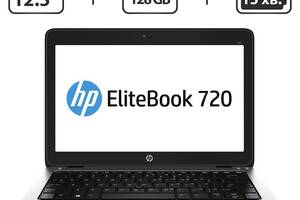 Нетбук HP EliteBook 720 G1 / 12.5' (1366x768) TN / Intel Core i5-4210U (2 (4) ядра по 1.7 - 2.7 GHz) / 8 GB DDR3 / 12...