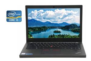 Нетбук Lenovo ThinkPad X270 / 12.5' (1366x768) TN / Intel Core i5-6300U (2 (4) ядра по 2.4 - 3.0 GHz) / 8 GB DDR4 / 2...