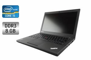 Нетбук Lenovo X240 / 12.5' (1366x768) TN / Intel Core i5-4200U (2 (4) ядра по 1.6 - 2.6 GHz) / 8 GB DDR3 / 120 GB SSD...