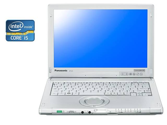 Нетбук-трансформер Panasonic Toughbook CF-C1 / 12.1' (1280x800) TN Touch / Intel Core i5-460M (2 (4) ядра по 2.53 - 2...