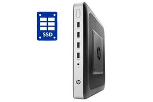 Неттоп Б-класс HP t630 Thin Client USFF / AMD G-Series GX-420GI (4 ядра по 2.0 - 2.2 GHz) / 4 GB DDR4 / 32 GB SSD / A...