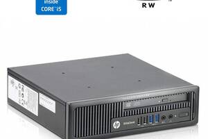 Неттоп HP EliteDesk 800 G1 USFF/ i5-4690S/ 4GB RAM/ no HDD/ HD 4600