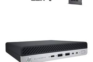 Неттоп HP EliteDesk 800 G3 USFF / Intel Core i3-7300T (2 (4) ядра по 3.5 GHz) / 4 GB DDR4 / 120 GB SSD / Intel HD Gra...