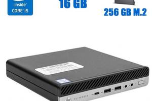 Новий неттоп HP EliteDesk 800 G5 USFF/i5-9500T/16GB RAM/256GB SSD/UHD 630