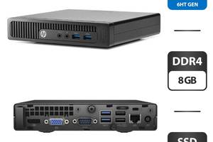 Неттоп HP ProDesk 400 G2 mini USFF / Intel Core i5-6500T (4 ядра по 2.5 - 3.1 GHz) / 8 GB DDR4 / 240 GB SSD / Intel H...